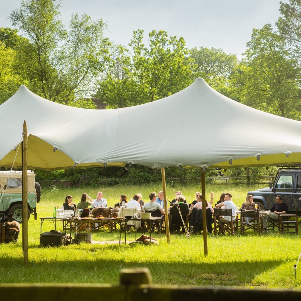 Luxe safari camp op de Veluwe tijdens exclusief bedrijfsuitje