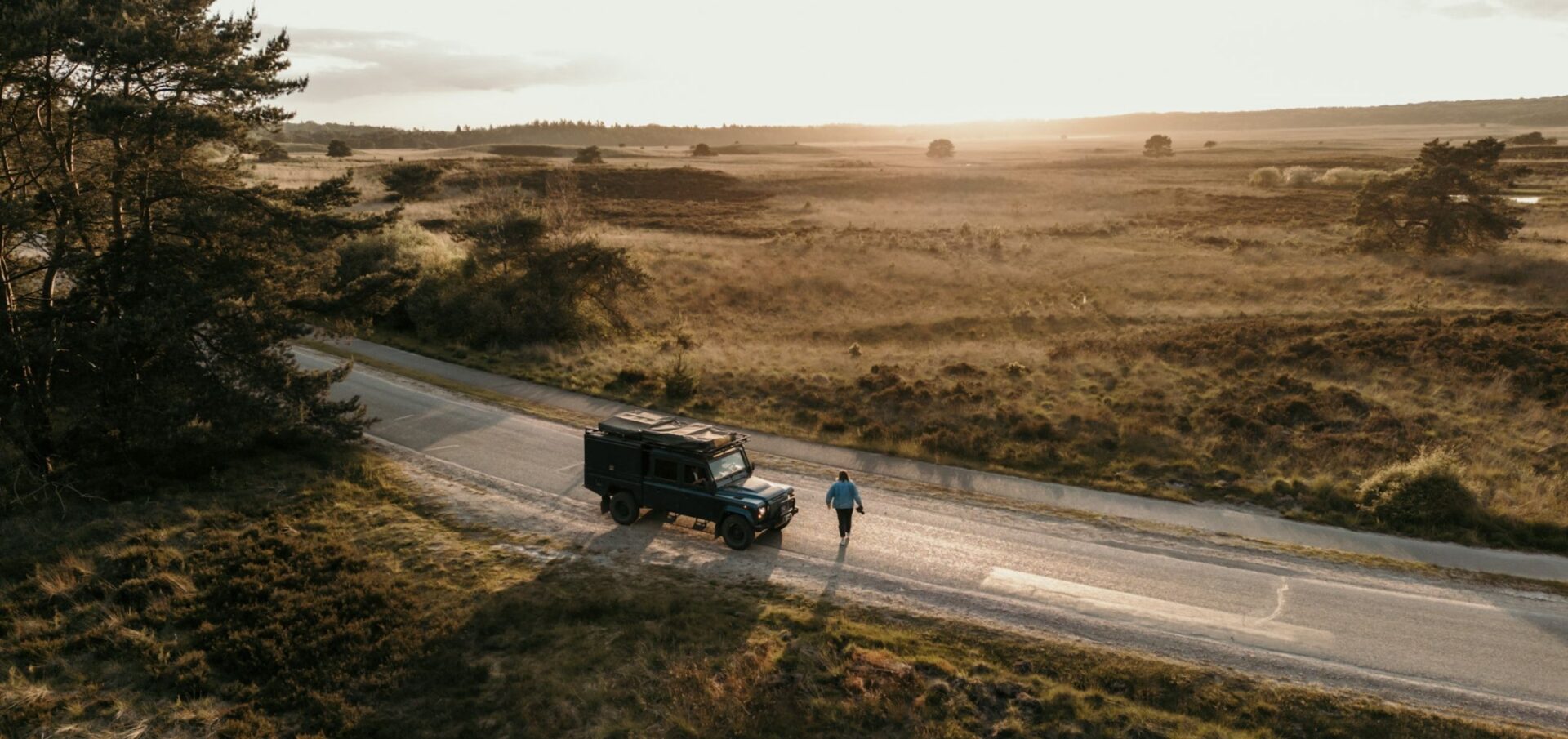 Unieke incentive in eigen land. Land Rover Defender safari op de Veluwe.
